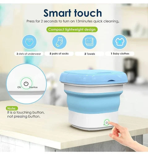 Fully Automatic Top Load Portable Washing Machine, Capacity: 2 kg